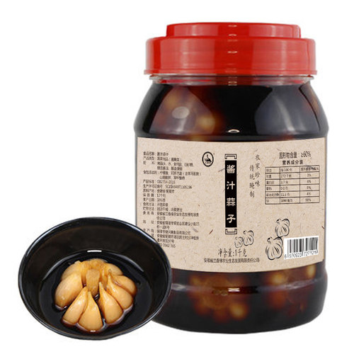 兰香缘咸蒜醋泡蒜开胃下饭菜酱菜泡菜农家手工腌制酱汁蒜头1000g - 图3