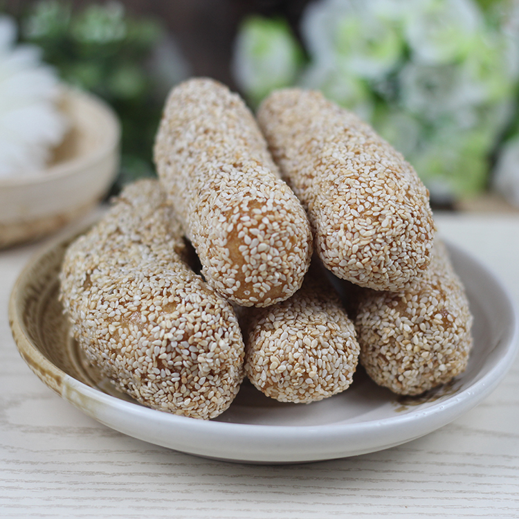 福建特产零食福清小吃麻芝麻粩糕点芝麻棍白芝麻枣麻条一斤包邮_虎窝淘
