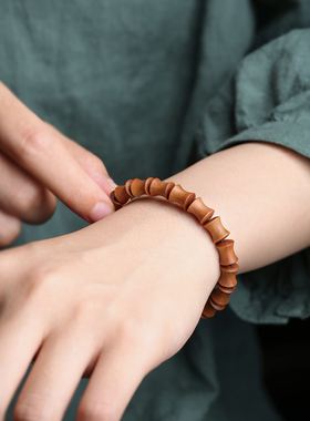 印度老山檀竹节手串高升