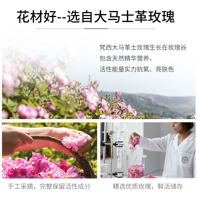 梵西玫瑰纯露原液旗舰店官网正品 fonce梵西七音符化妆水/爽肤水