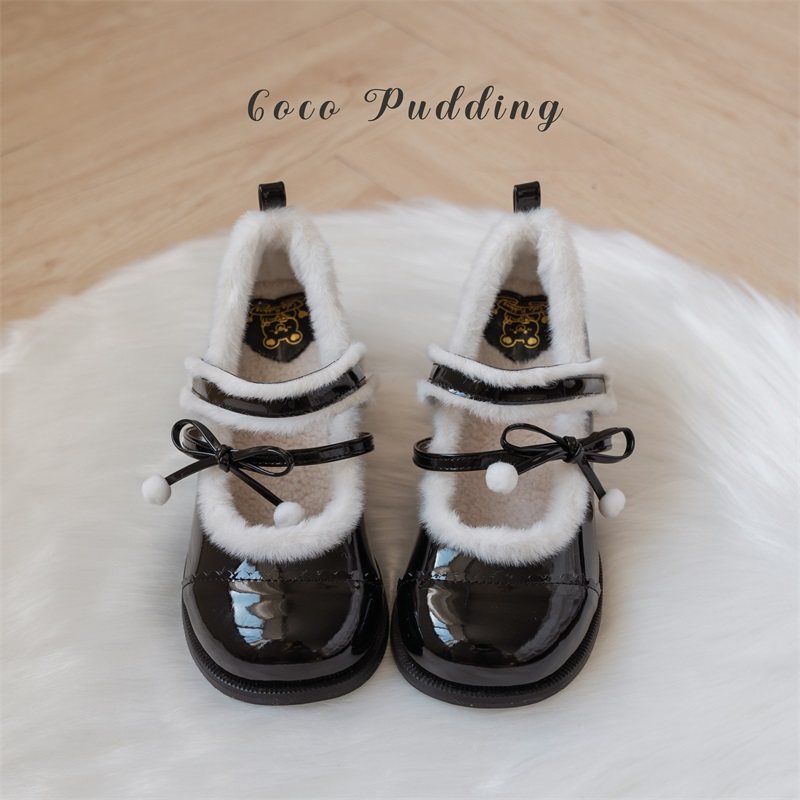 可露丽-原创lo鞋女可爱制服鞋Lolita秋冬日常加绒lo鞋,淘宝优惠券,粉丝福利购,淘宝优惠卷