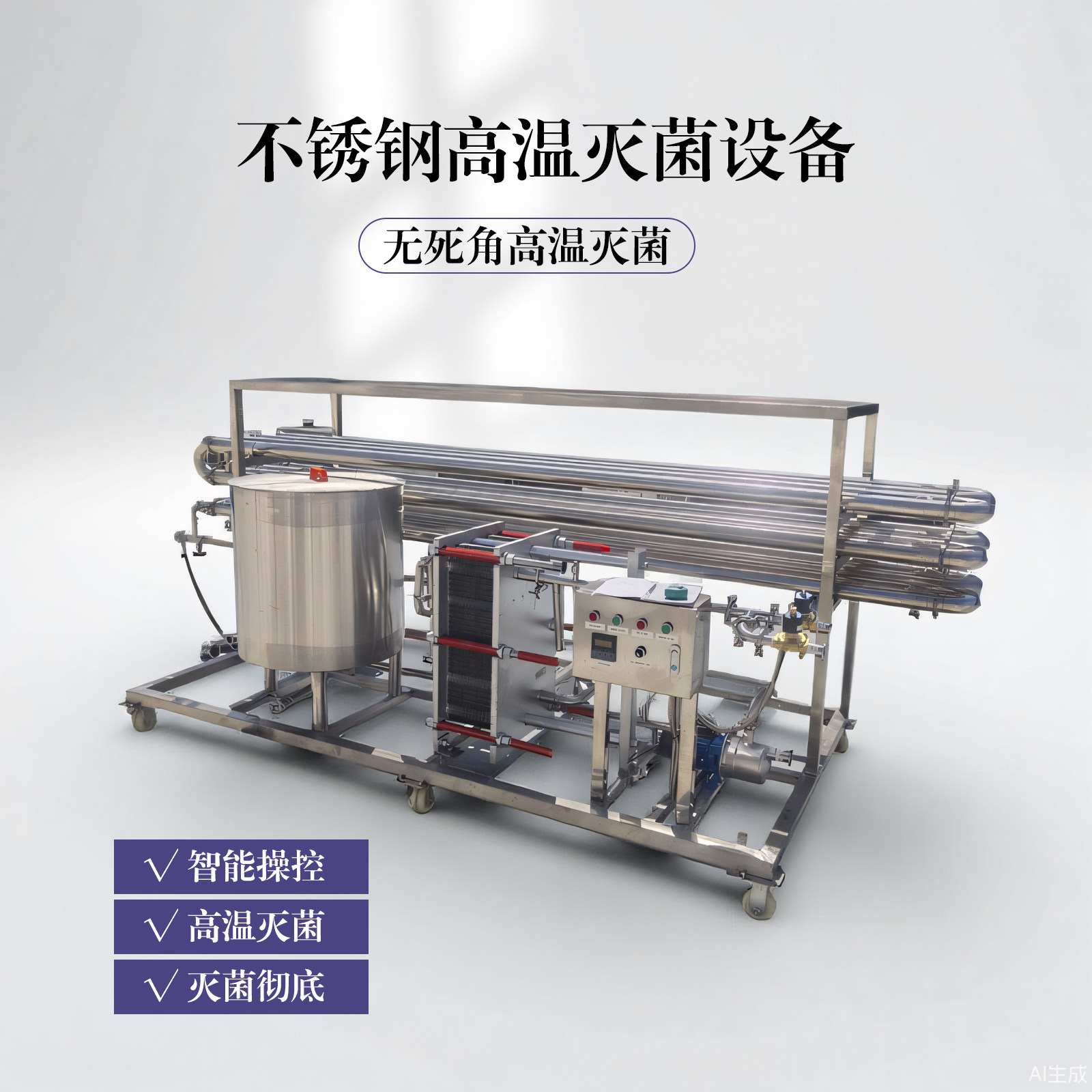 304/316不锈钢黄酒灭菌机 酿酒高温杀菌加热冷却设备 蒸汽灭菌器,淘宝优惠券,粉丝福利购,淘宝优惠卷