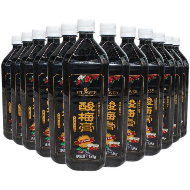 1.5kgX12 bottles of 12 times prepared concentrated sour plum soup