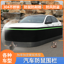 Car Anti-rat fence Che Wai Anti-rat netting Car Anti-rat hood Car-proof Cat dog Dog Car Clothing Shield Plate