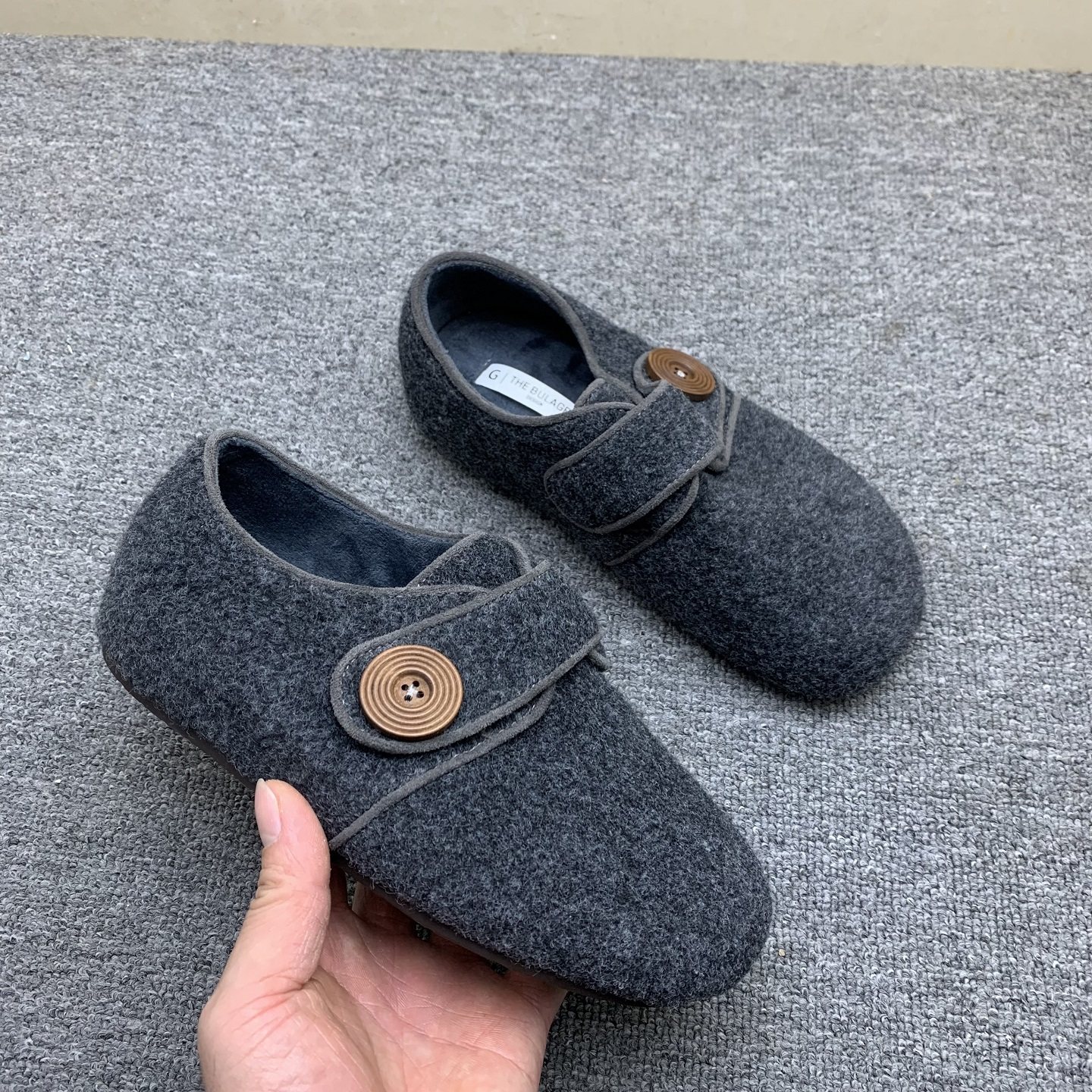 新款厚底内增高勃肯鞋女加绒休闲懒人一脚蹬毛毛雪地鞋保暖乐福鞋,淘宝优惠券,粉丝福利购,淘宝优惠卷