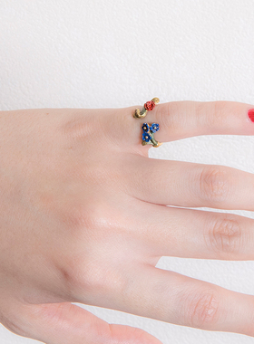 Palnartpoc森系罗马风尾戒