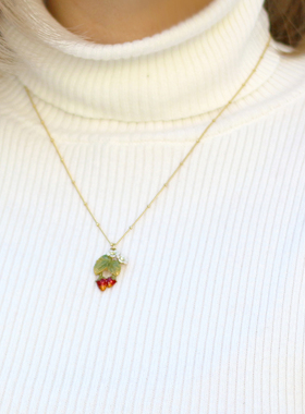 palnartpoc可爱日系草莓花朵