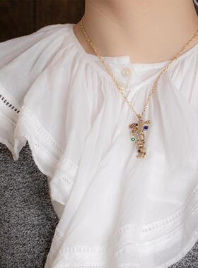 PalnartPoc玩嗨的猫咪吊坠项链