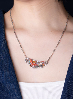 巡meguri精品Palnart poc深海项链巨型乌贼海天使玻璃头鱼小飞象