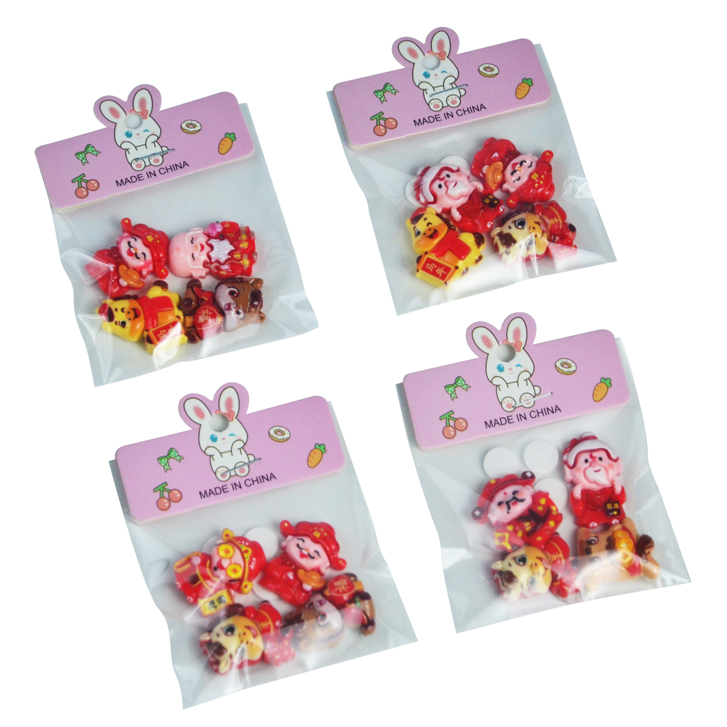 财神马年贴贴乐新年春节喜庆中国风立体杯贴树脂DIY配件节日气氛,淘宝优惠券,粉丝福利购,淘宝优惠卷