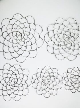 不锈钢造型插花辅助铁艺造型花插
