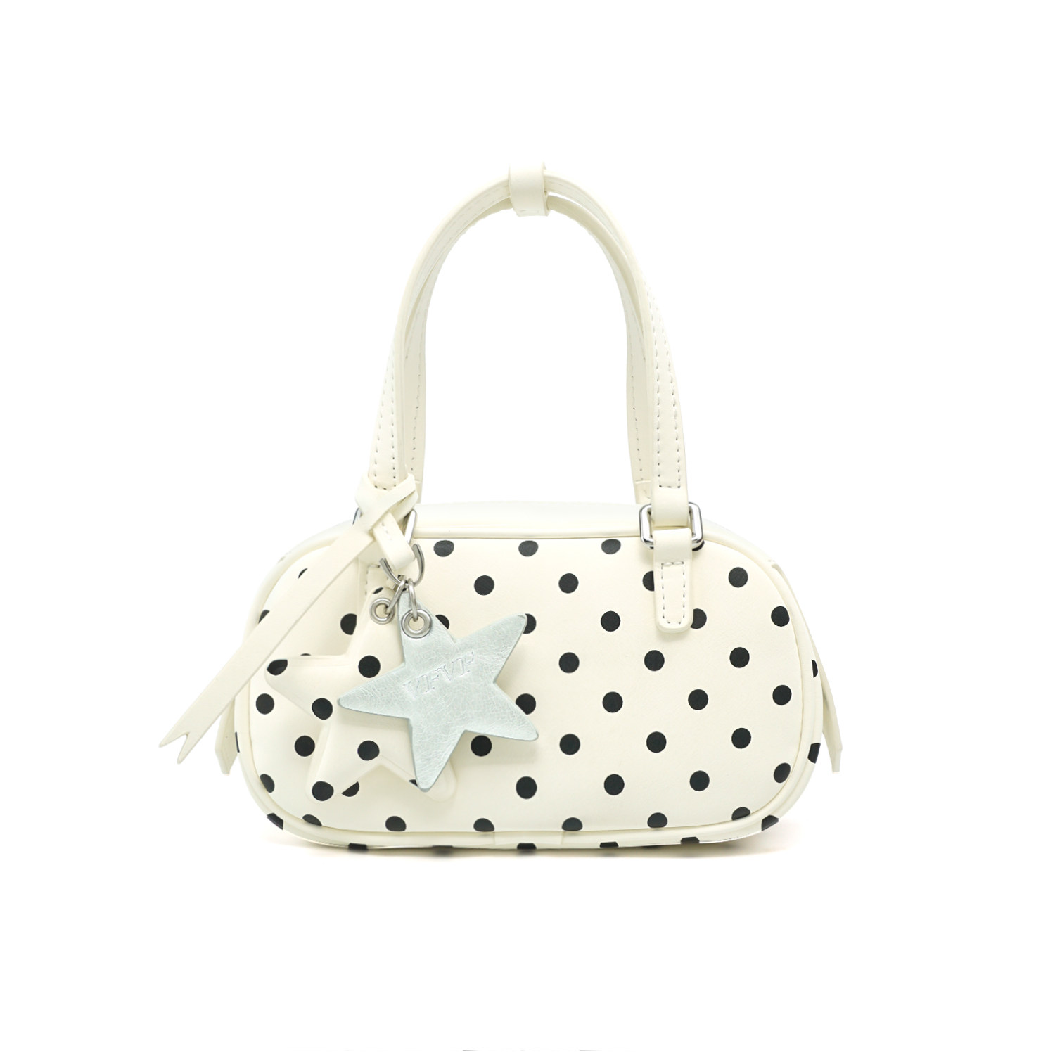 VFVF红色波点手提包波士顿包结婚包包女婚包新娘单肩斜挎小手拎包,淘宝优惠券,粉丝福利购,淘宝优惠卷