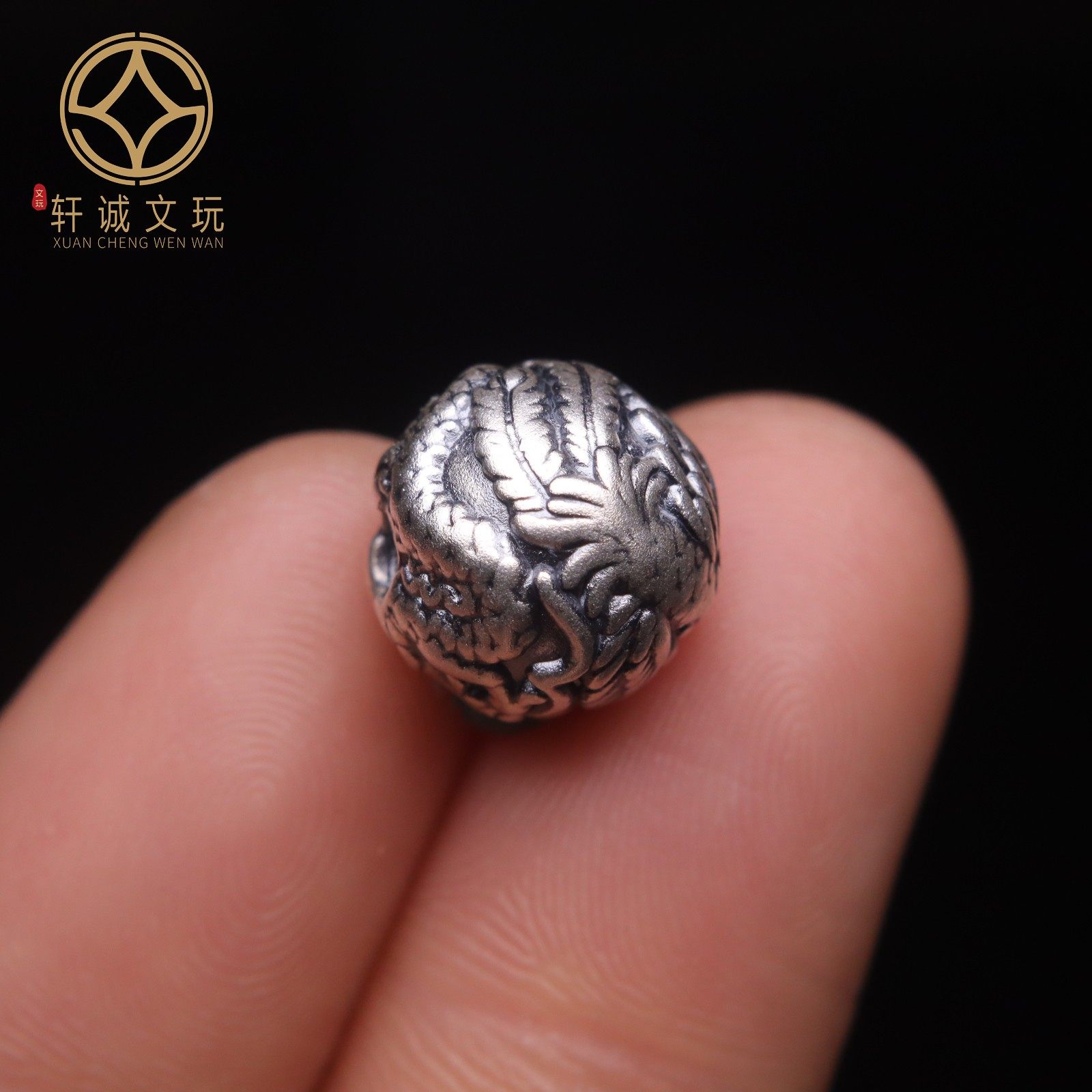 原创足银999龙凤珠顶腰珠隔珠菩提手串手工串珠diy文玩配饰配珠,淘宝优惠券,粉丝福利购,淘宝优惠卷