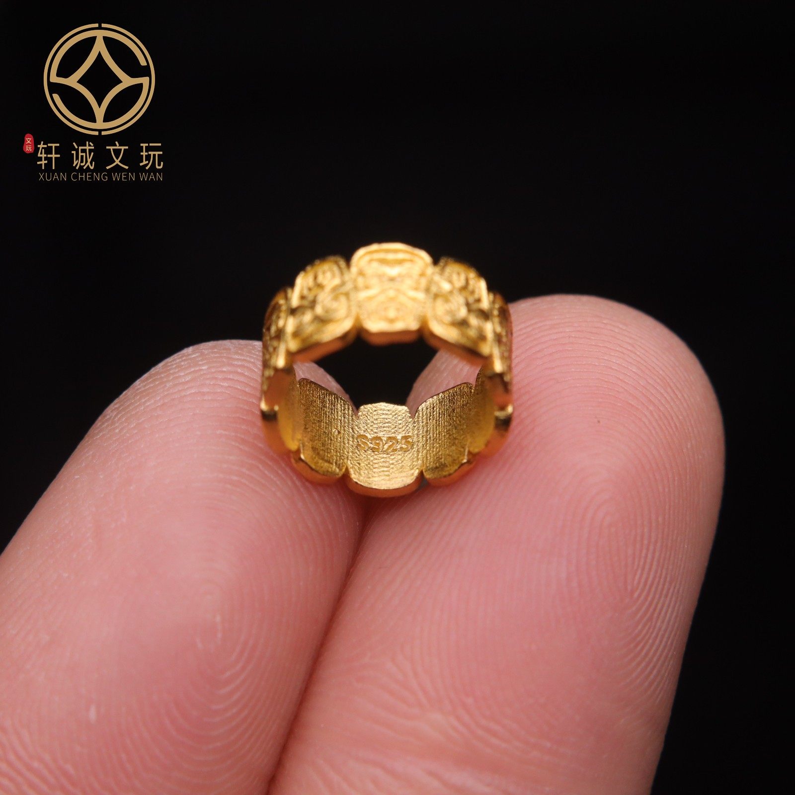 原创足银925银镀金财神扎基拉姆跑环隔片隔珠手串手链diy文玩配饰,淘宝优惠券,粉丝福利购,淘宝优惠卷