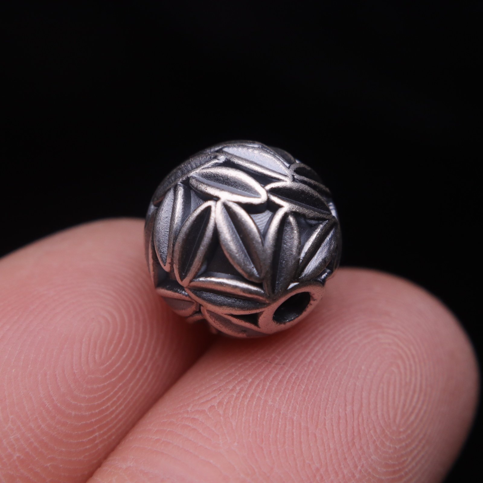 原创足银999百花珠顶腰珠隔珠菩提手串手工串珠编绳diy文玩配饰,淘宝优惠券,粉丝福利购,淘宝优惠卷