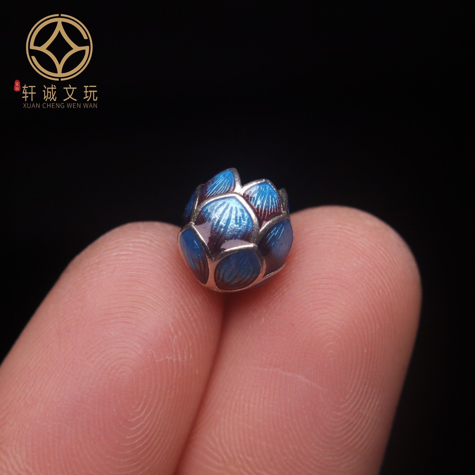 原创925银镀金莲花彩绘莲子圆珠腰珠隔珠串珠编绳diy文玩配饰珠,淘宝优惠券,粉丝福利购,淘宝优惠卷