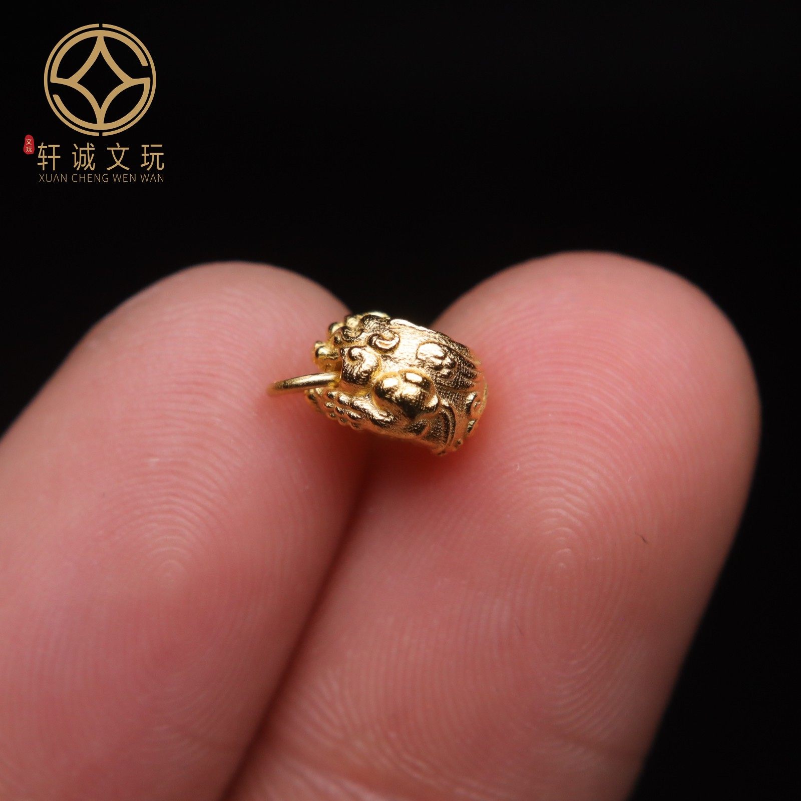 原创足银925银镀金兽貔貅跑环隔片隔珠手串手链diy文玩配珠配饰,淘宝优惠券,粉丝福利购,淘宝优惠卷