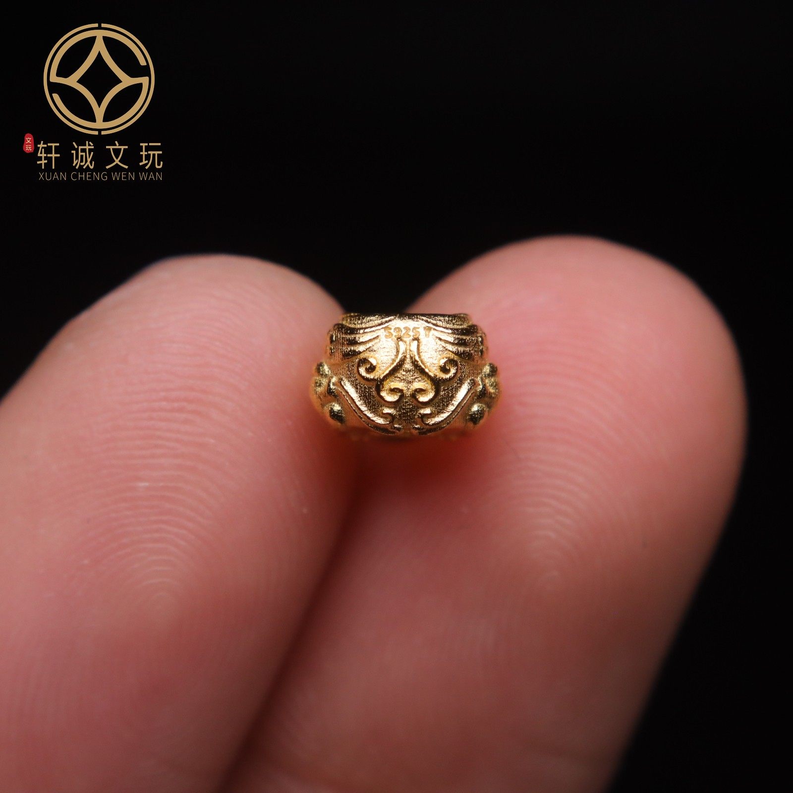 原创足银925银镀金兽貔貅跑环隔片隔珠手串手链diy文玩配珠配饰,淘宝优惠券,粉丝福利购,淘宝优惠卷