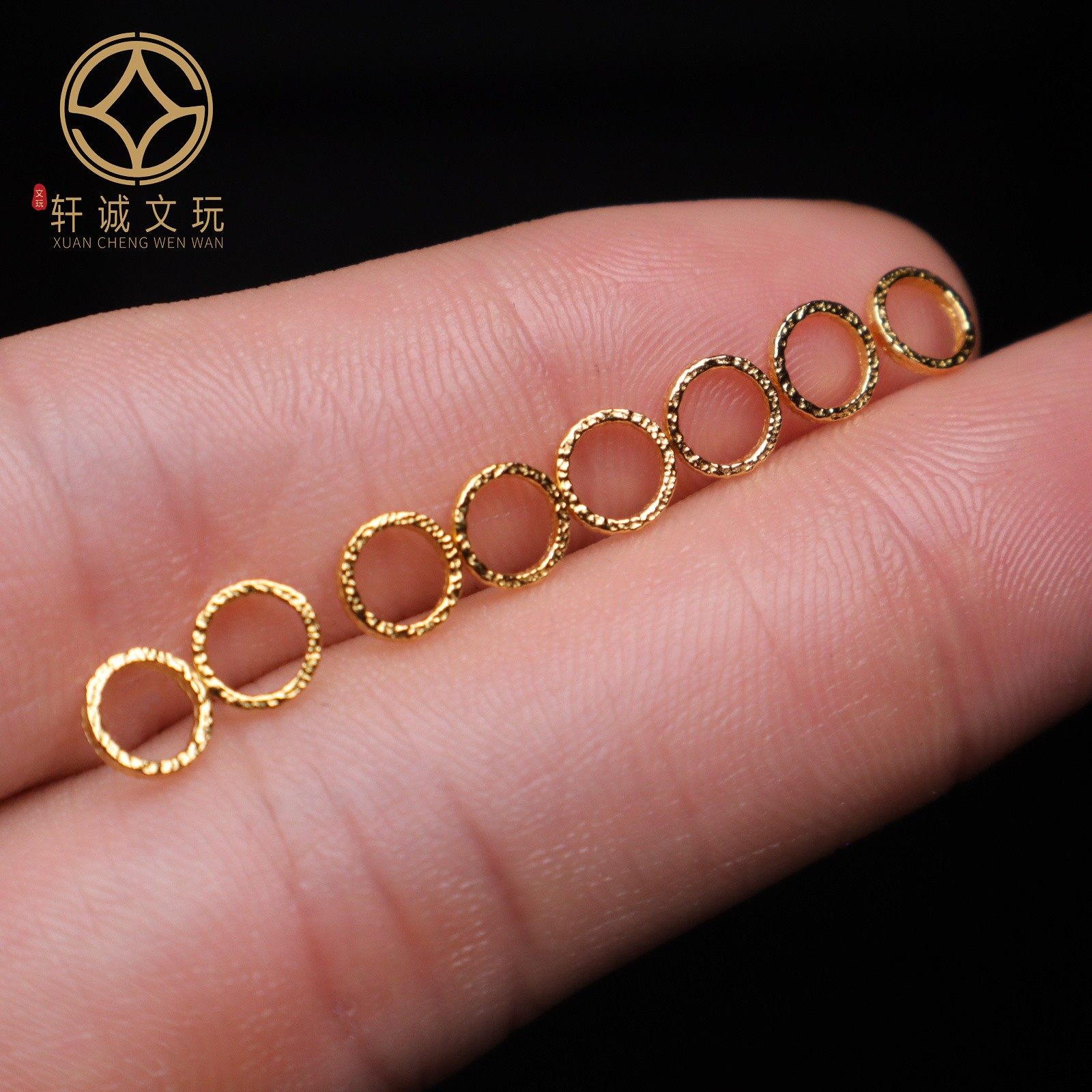 原创纯银925陨石款大孔隔片垫片隔珠长串手工串珠编绳diy文玩配饰,淘宝优惠券,粉丝福利购,淘宝优惠卷