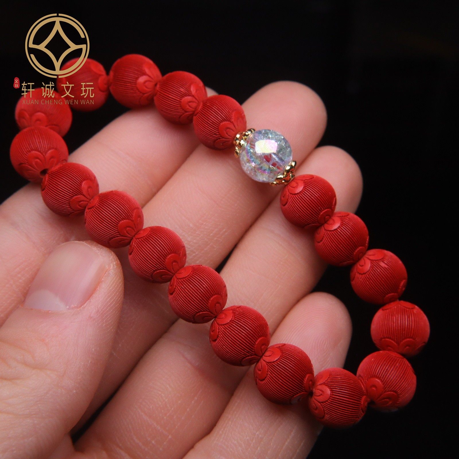 原矿朱砂顺直拉丝纹转运珠圆珠散珠配隔珠diy配饰手持手串手链,淘宝优惠券,粉丝福利购,淘宝优惠卷