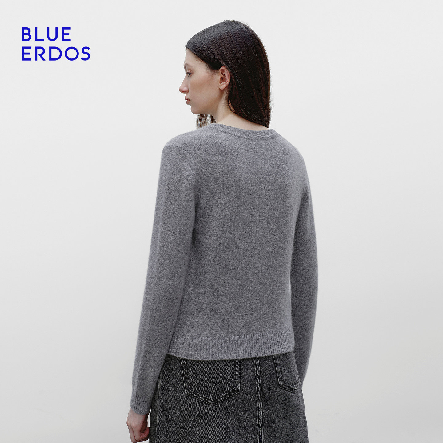 【明星同款】BLUE ERDOS冬季新格雷系山羊绒混纺半开圆领羊绒衫,淘宝优惠券,粉丝福利购,淘宝优惠卷