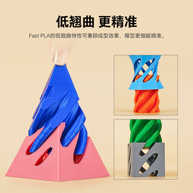 创想三维3D打印耗材 Ender Fast PLA 1KG 高速打印 高流动性 排线整齐不打结,淘宝优惠券,粉丝福利购,淘宝优惠卷