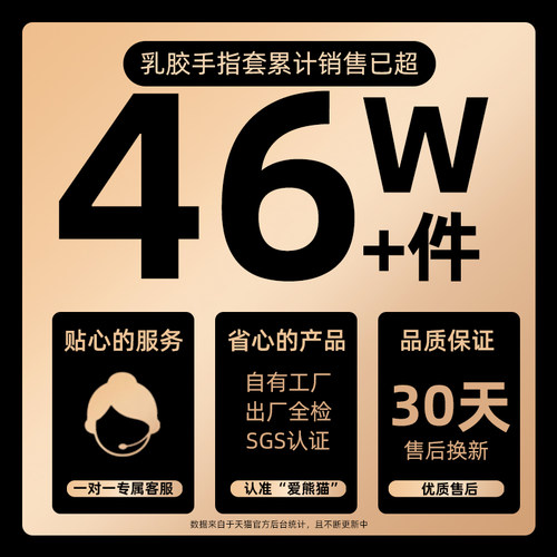 丁晴手指套乳胶一次性加厚指套耐磨耐用护指橡胶护套手指头保护套 - 图0