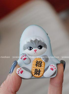 猫福珊迪手办摆件猫招财公仔摆件
