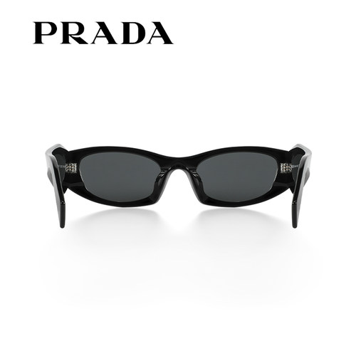 PRADA普拉达新款太阳镜男女个性潮流窄框修颜未来感墨镜0PR B16SF - 图3