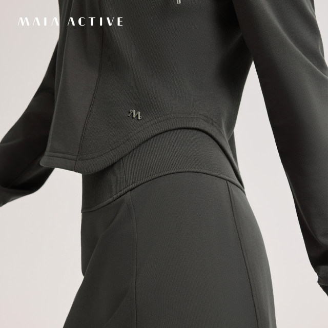 ເສື້ອຢືດ Yoga zip ເຄິ່ງ MAIAACTIVE