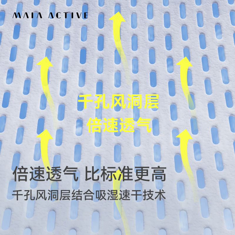 MAIAACTIVE 风洞杯 一体式透气可外穿跑步高强防震运动内衣 BR009 - 图1