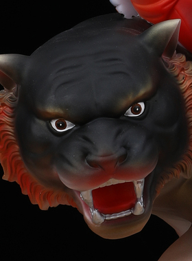 汉白玉武财神赵公明神像佛堂客厅办公室店铺家用供奉佛像真身摆件