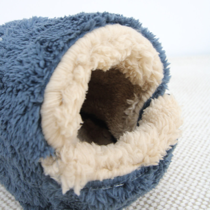 仓鼠窝冬季小房子保暖羊羔绒睡窝过冬防咬封闭式躲避窝加厚毛绒墙,淘宝优惠券,粉丝福利购,淘宝优惠卷