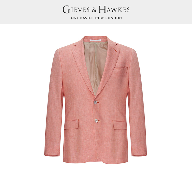 GIEVES&HAWKES/君皇仕GH男士时尚混纺西服套装商务正装G4100060I1 - 图0