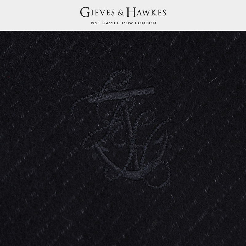 GIEVES&HAWKES/君皇仕GH男士羊毛混纺夹克休闲外套立领G4650EI031 - 图2