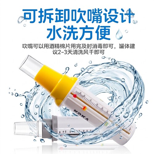 科卡峰速仪呼气峰流速仪肺活量哮喘嘴吹呼气肺功能监测成人儿童 - 图1