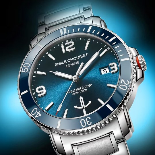 Schweizer Emilon Sport-Taucheruhr für Herren