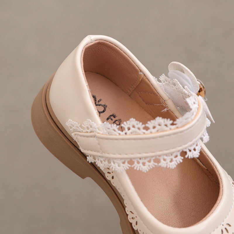 女童英伦皮鞋2024春秋新款童鞋小女孩公主鞋女宝浅口豆豆鞋洋气单,淘宝优惠券,粉丝福利购,淘宝优惠卷