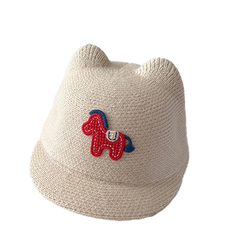 儿童帽子男童秋冬季马年新款毛呢保暖鸭舌帽男童女宝宝穿搭编织帽,淘宝优惠券,粉丝福利购,淘宝优惠卷