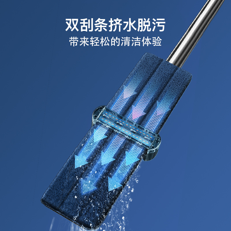 网易严选免手洗平板拖把家用一拖净拖布墩布地拖宿舍懒人拖地神器_网易严选_家庭/个人清洁工具-第2张图片-提都小院