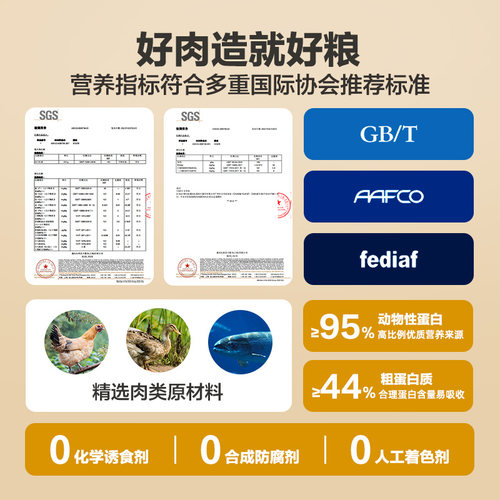 【限时淘秒】网易严选六拼冻干猫粮幼猫成猫全价无谷粮6种冻干 - 图2