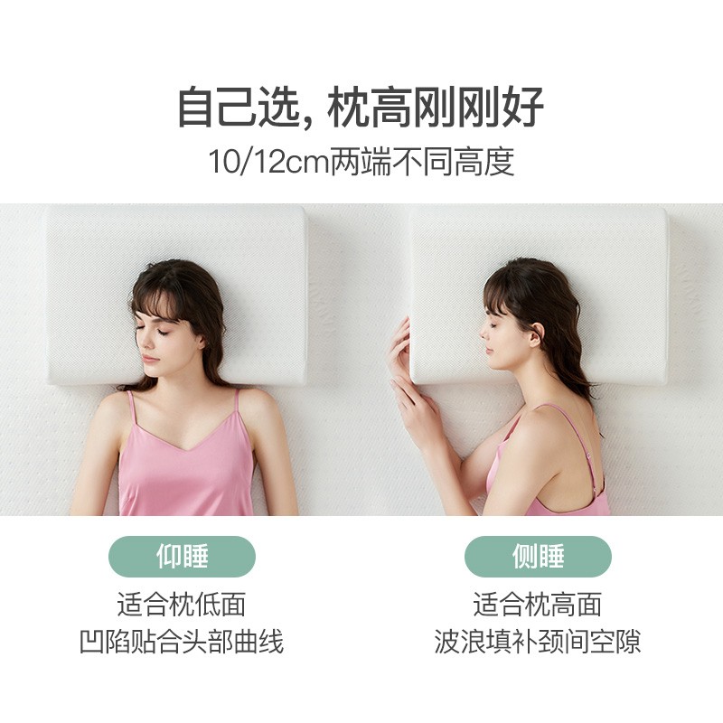 网易严选乳胶枕泰国天然乳胶原装单人按摩记忆枕头zfb - 图1