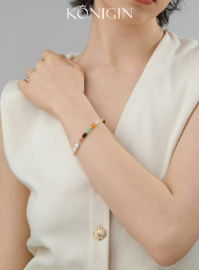 925纯银淡水珍珠手链女