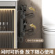 No punch-out foldable bathroom slipper rack door rear shoe rack