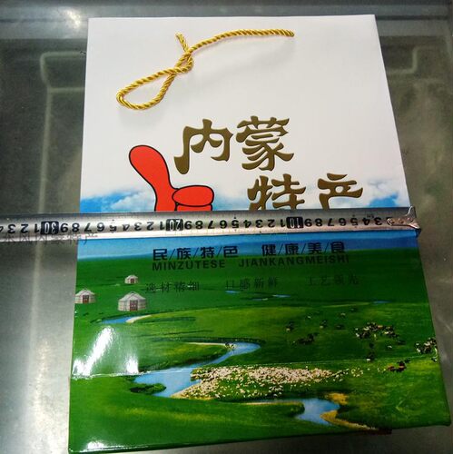 草原特产包装袋内蒙通用手提袋礼品牛肉干奶制品礼袋10个以上包邮 - 图0
