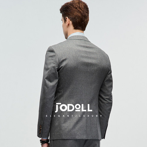 JODOLL乔顿男士绵羊毛西服商务绅士舒适百搭气质职业宴会正装西装 - 图3