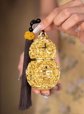 朱炳仁铜铜装饰中式玄关花丝摆件