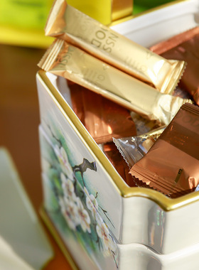 中国风客厅收纳盒三层提篮