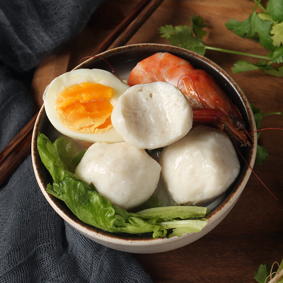 潮汕特产手打纯鱼丸火锅食材