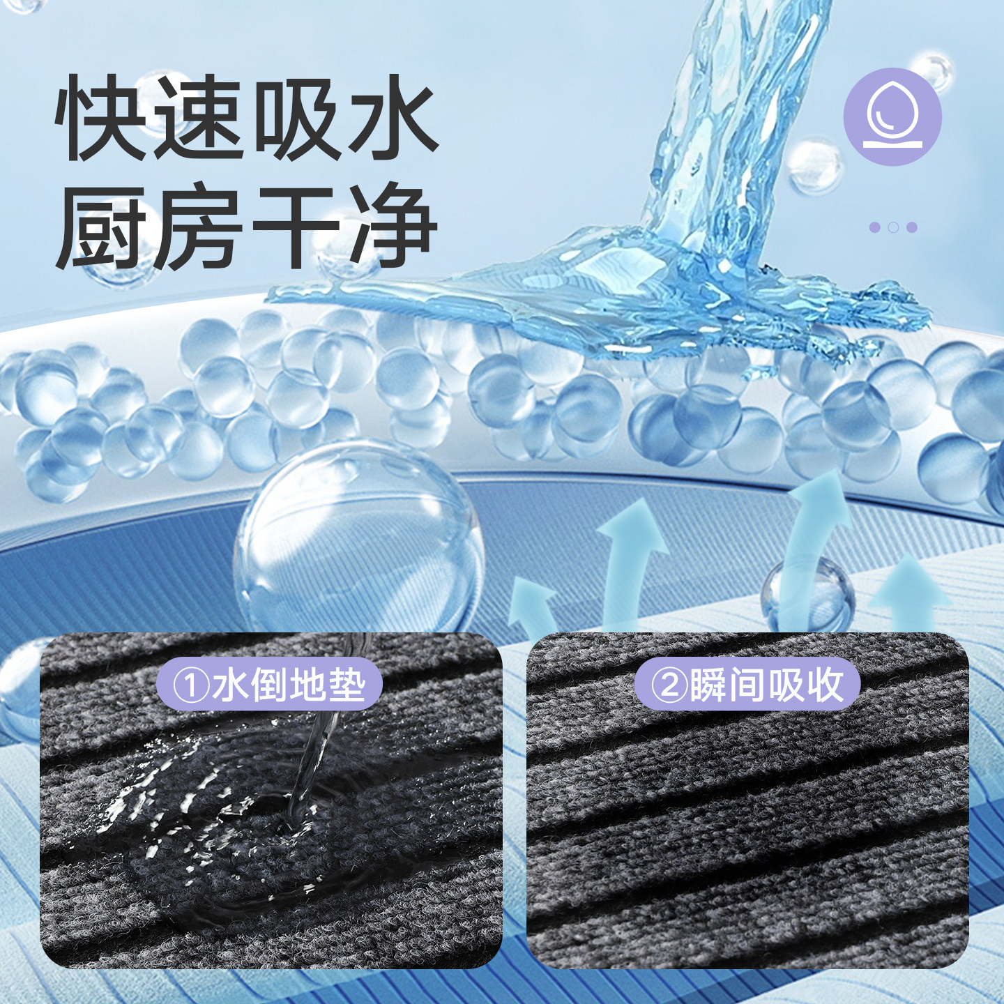 大江厨房专用地垫家用防水防油脚垫简约定制吸油可擦免洗防滑地毯,淘宝优惠券,粉丝福利购,淘宝优惠卷